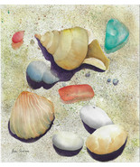 Original watercolor painting &quot;At The Beach&quot;  by Ana Sharma - $180.00
