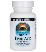 Source Naturals Alpha Lipoic Acid Timed Release 300 mg 60 Tabs - $32.68