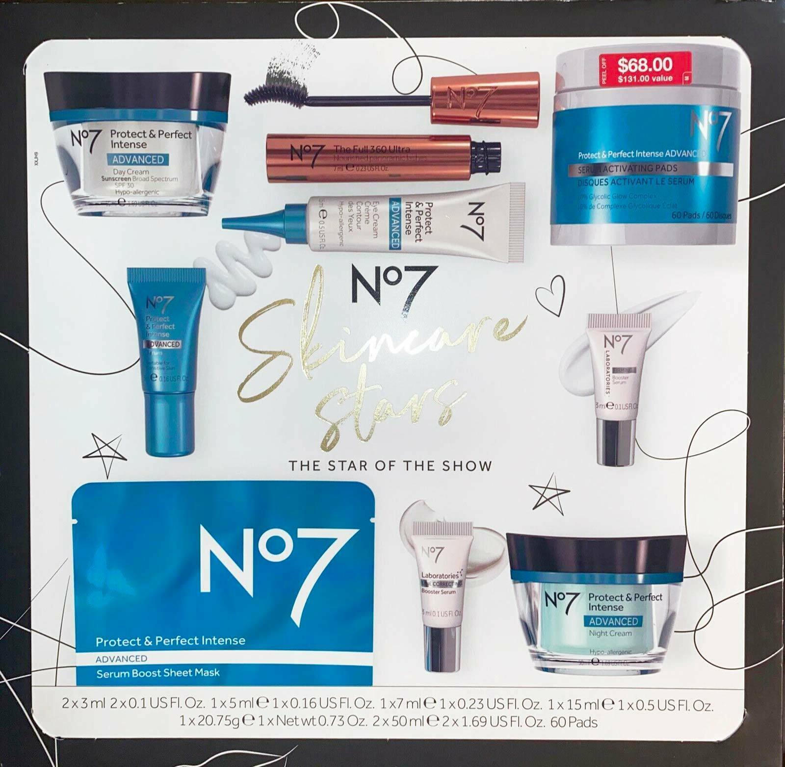 No7 Skincare Stars Protect & Perfect System Kit Exp 9/22+ Brand NEW READ
