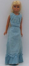 1974 Barbie Doll Outfit Blue Dress # 7749 - $4.94