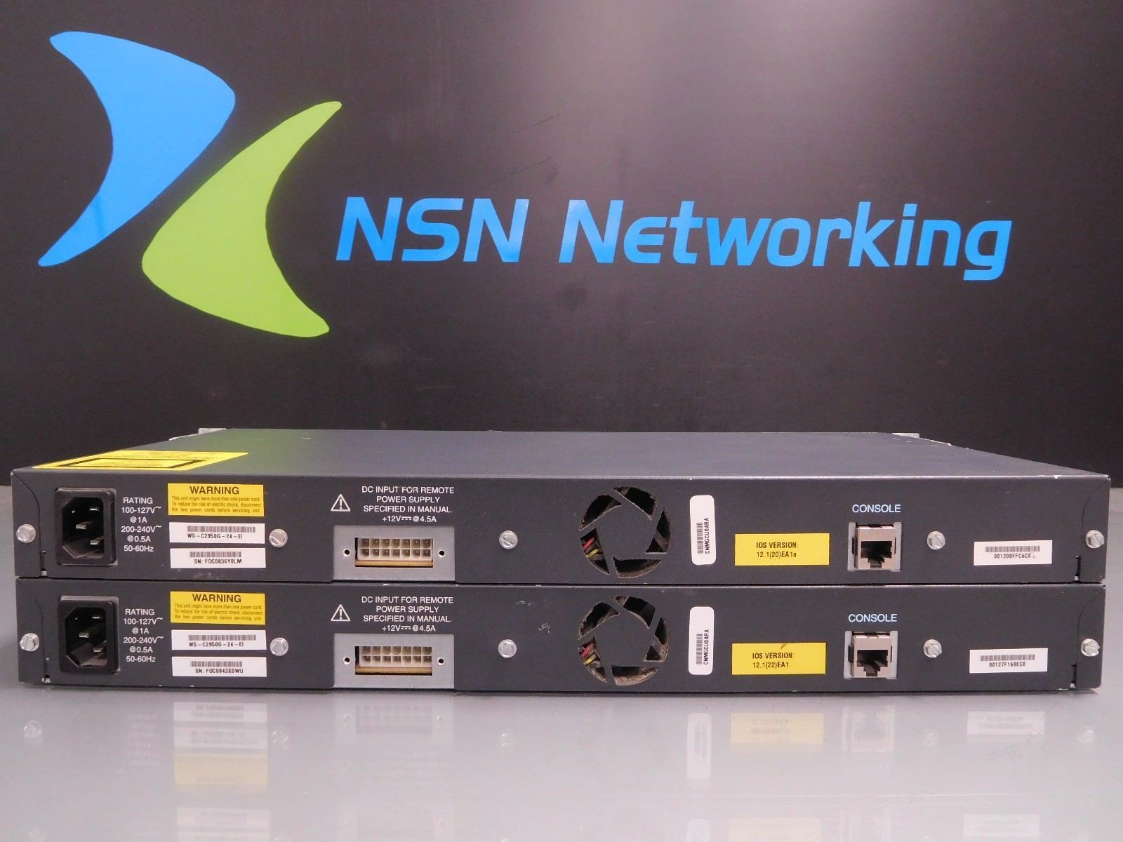 CISCO WS-C2950G-24-EI-DC SWITCH
