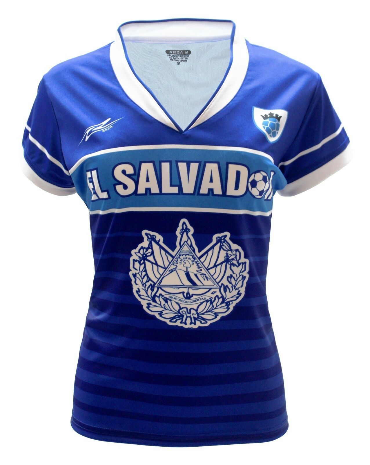 El Salvador Women Soccer Jersey New With out Tags Color Blue Slim Fit