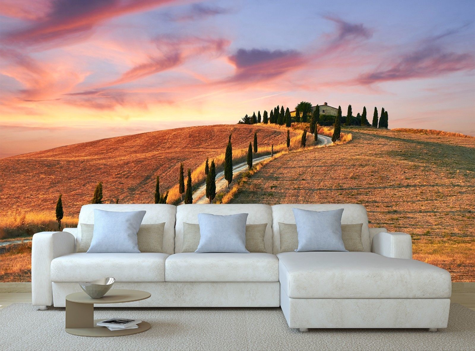 Tuscany Landscape 3D Mural Photo Wallpaper Decor Large Paper Wall