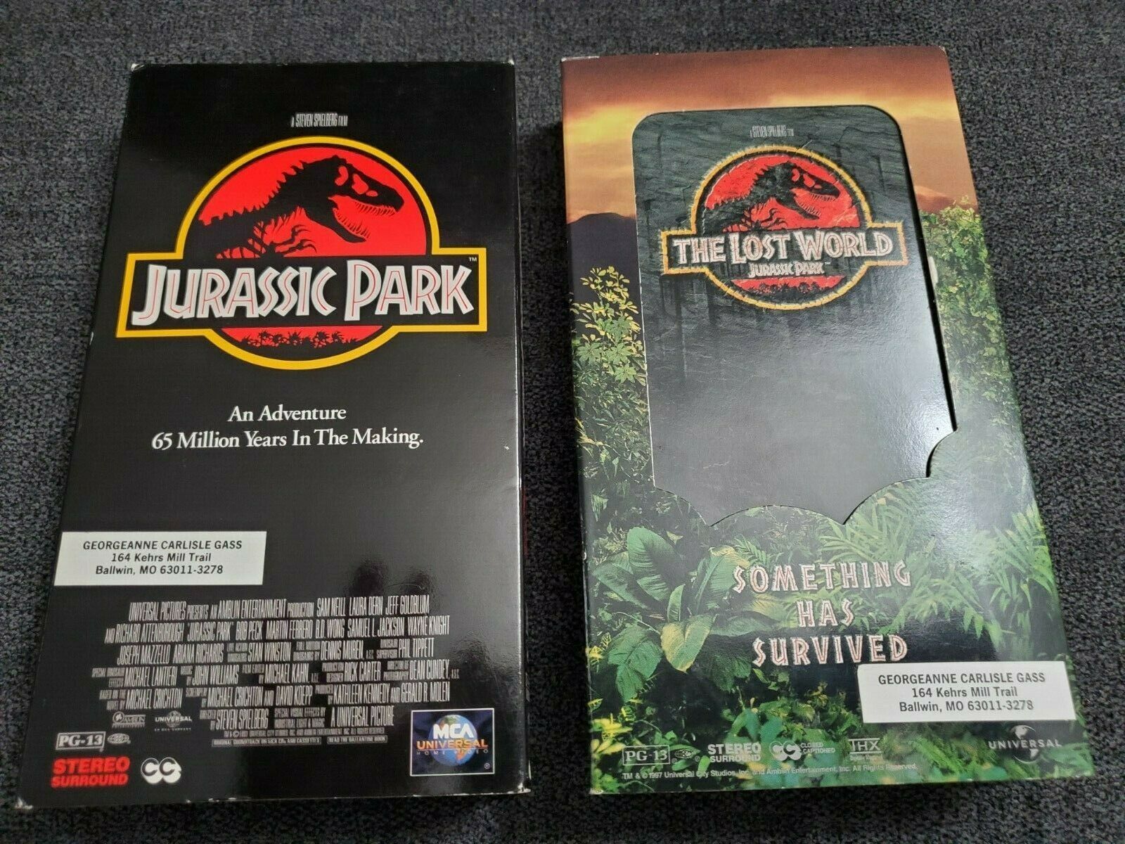 Jurassic Park (1993) VHS Tape Lot3 **USED** VHS Tapes