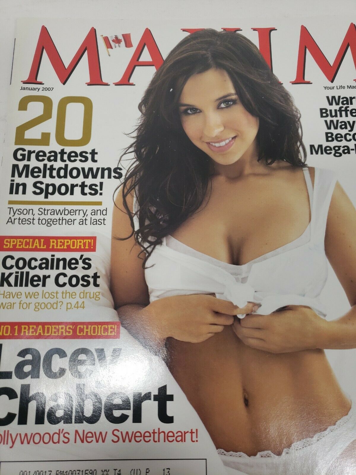 Lacey Chabert Cover 2007 Maxim Magazine - Magazine Back Issues