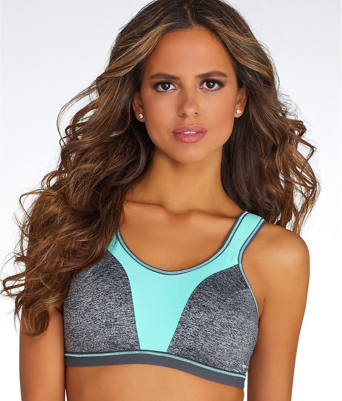 Freya CARBON Active Soft Cup Crop Top Sports Bra, UK 32D Bras & Bra Sets