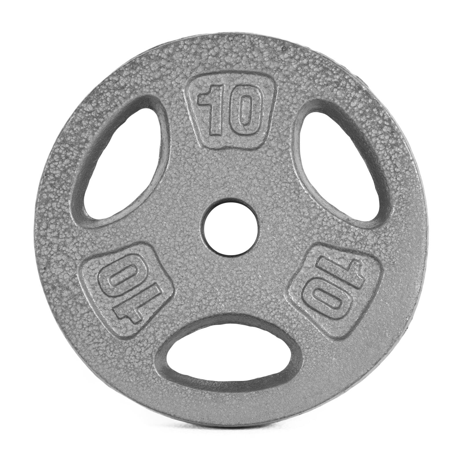 set of 2 10 LB Pound CAP Weight Cast Iron Plates standard 1 inch