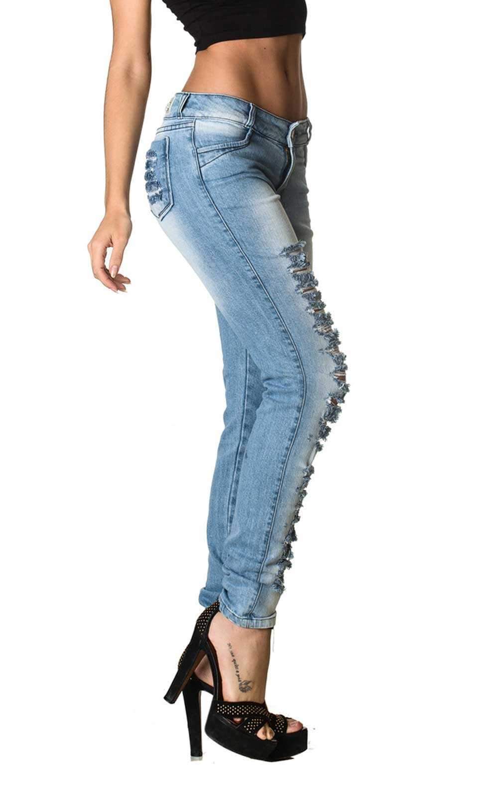 light ripped jeans womens