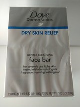 Dove Derma Series Dry Skin Relief Gentle Cleansing Face Bar Soap 12 Bars... - $24.74