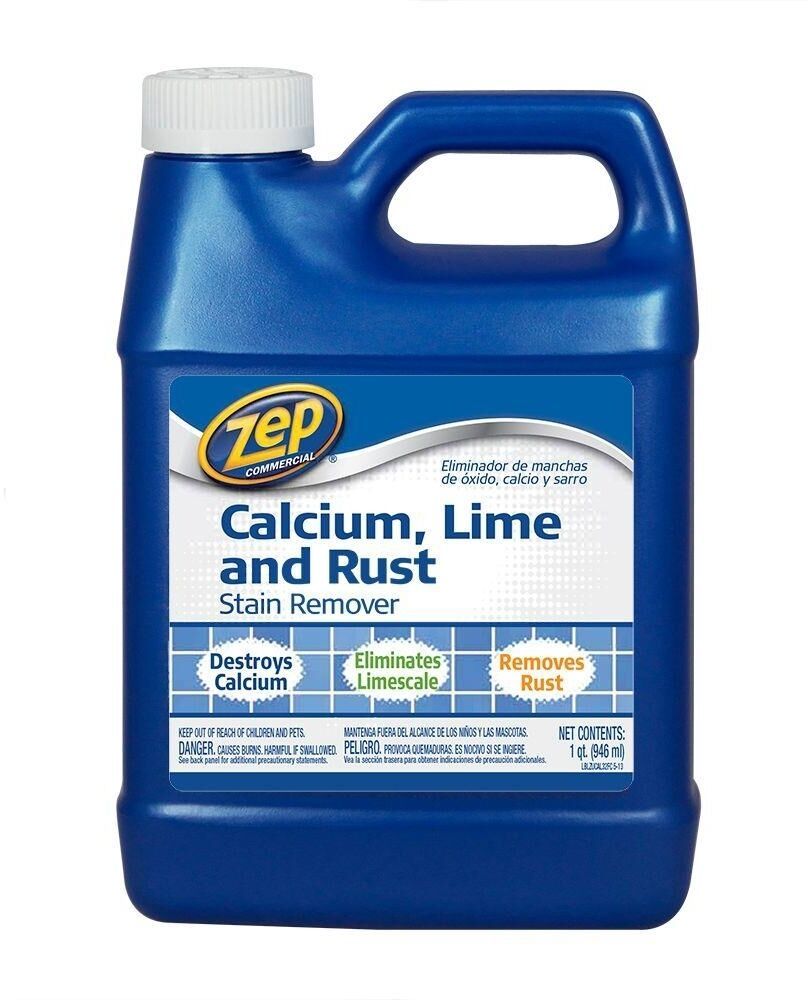 ZEP Calcium Lime Rust Stain Remover Cement Stucco Brick 32 oz. (Case of