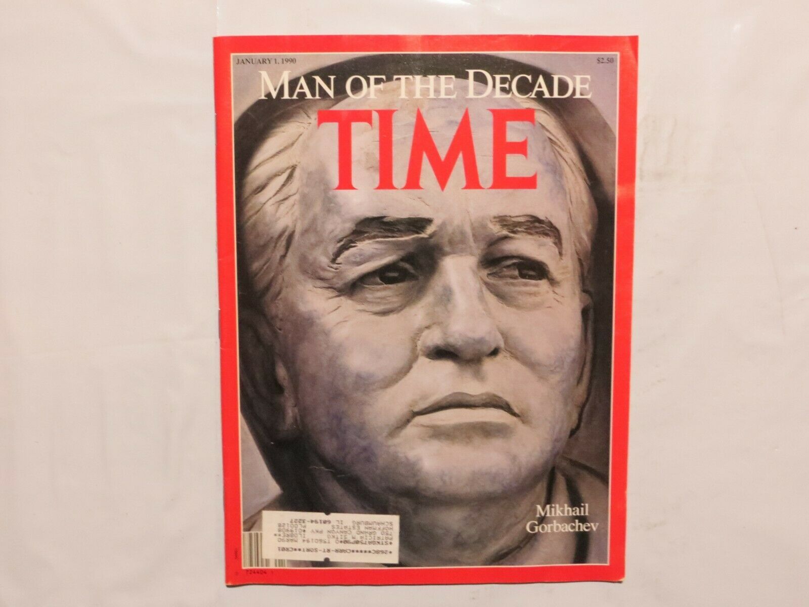 Time Magazine January 1, 1990 Man Of The Decade Mikhail Gorbachev 1B
