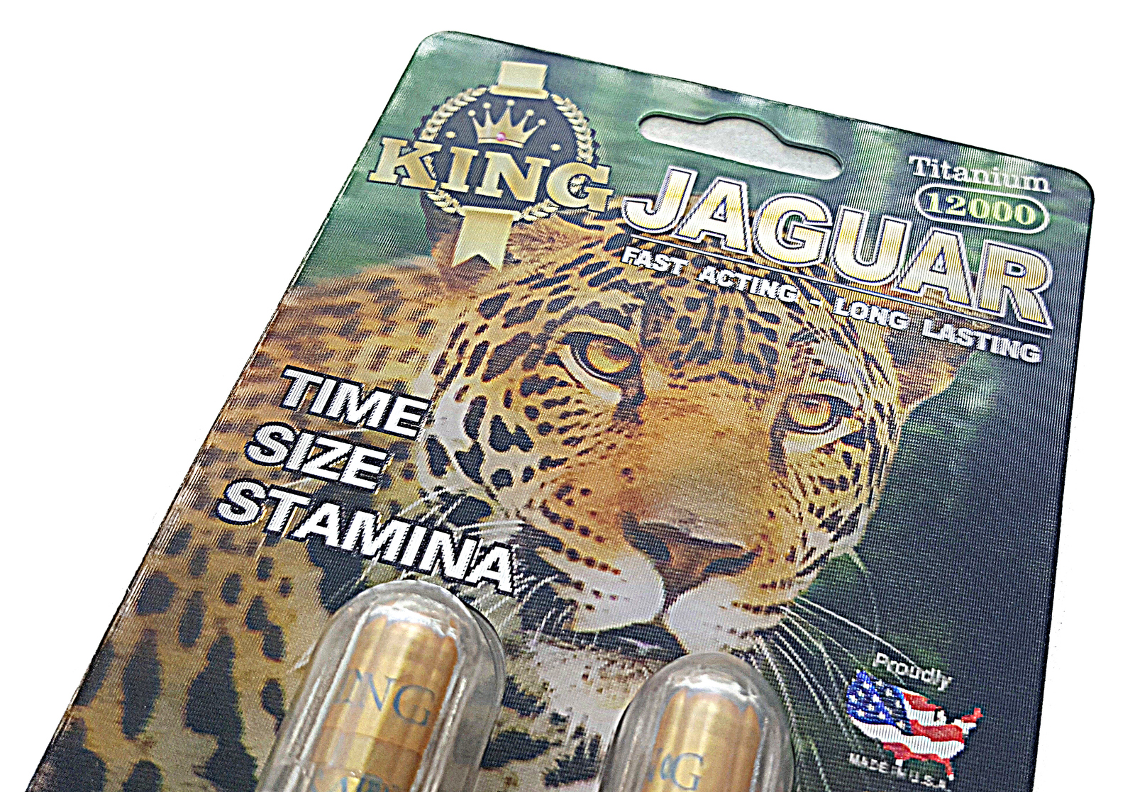 King Jaguar Titanium 12000 - Male Enhancement Pill - 2 ...