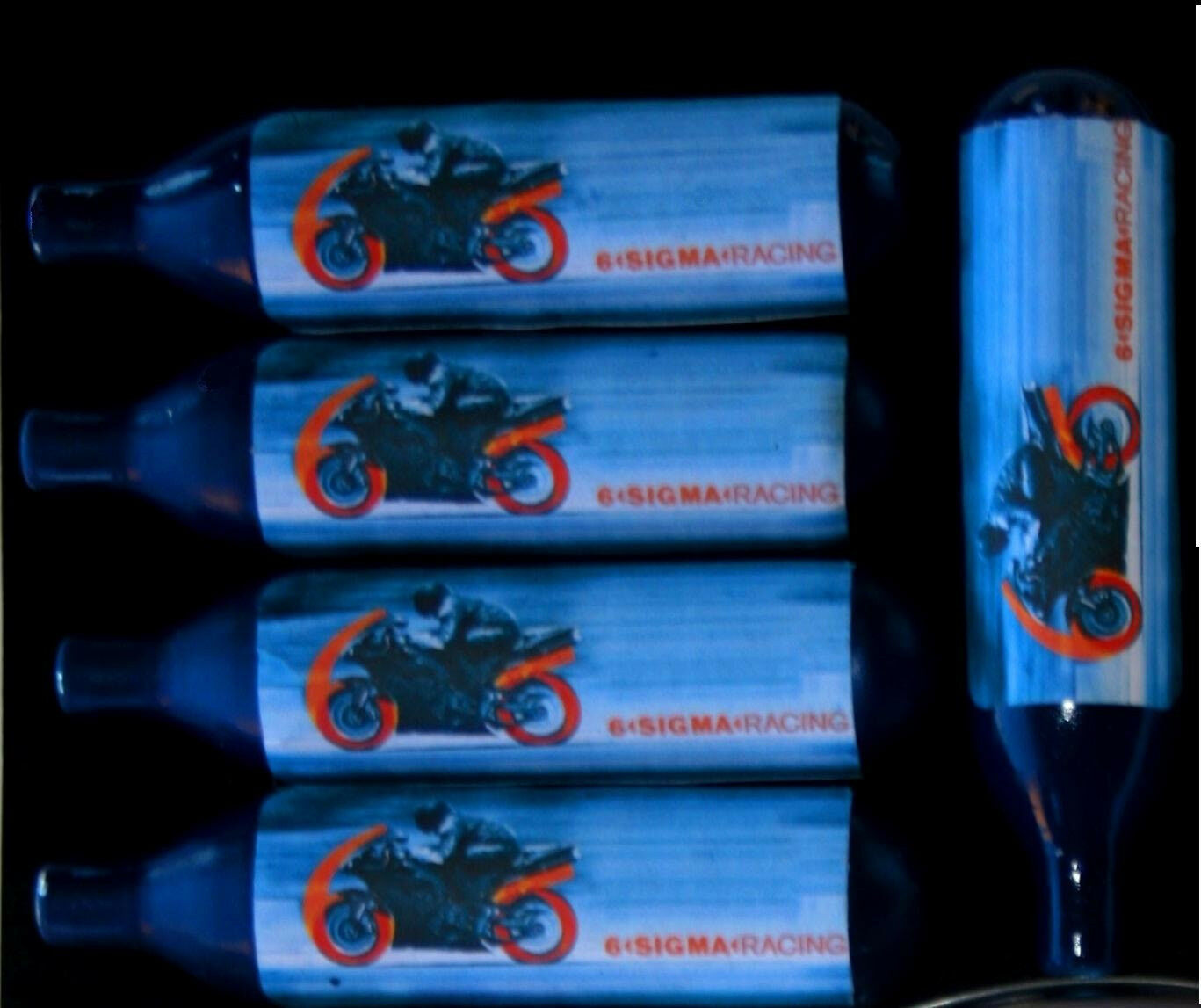 Motorcycle Mini Nitrous Oxide Kit for 50250 cc w/ 5 NOS 20cc Bottles