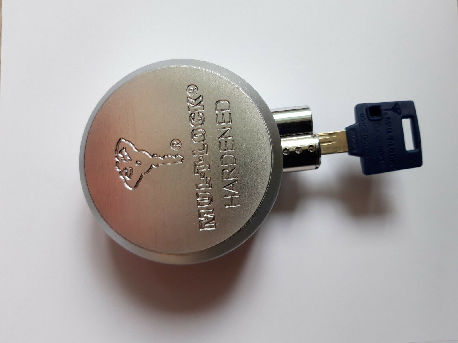 MulTLock TR 100 Hockey Puck High Security Round Padlock With Hasp