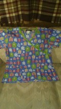 Cassandra O Scrubs Top Christmas Gift Present Unknown Size See Measurements - $14.84