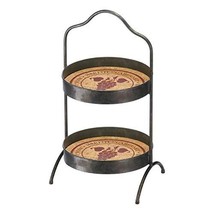 Accent Plus Vineyard 2-Tier Standing Tray 14.25x13.25x25 - $55.43