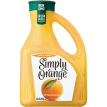 4 Bottles 2.63 Liters/bottle Simply Orange Pulp Free Orange Juice - $79.00