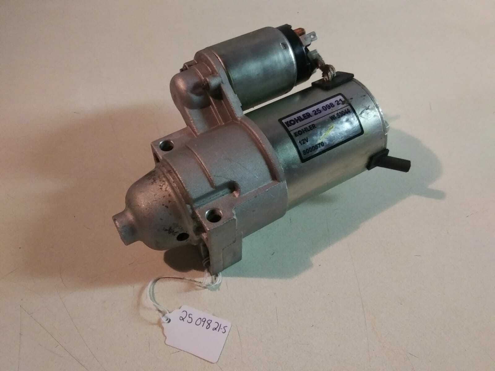 GENUINE KOHLER ENGINE ELECTRIC STARTER PART NUMBER 25 098 21S Parts