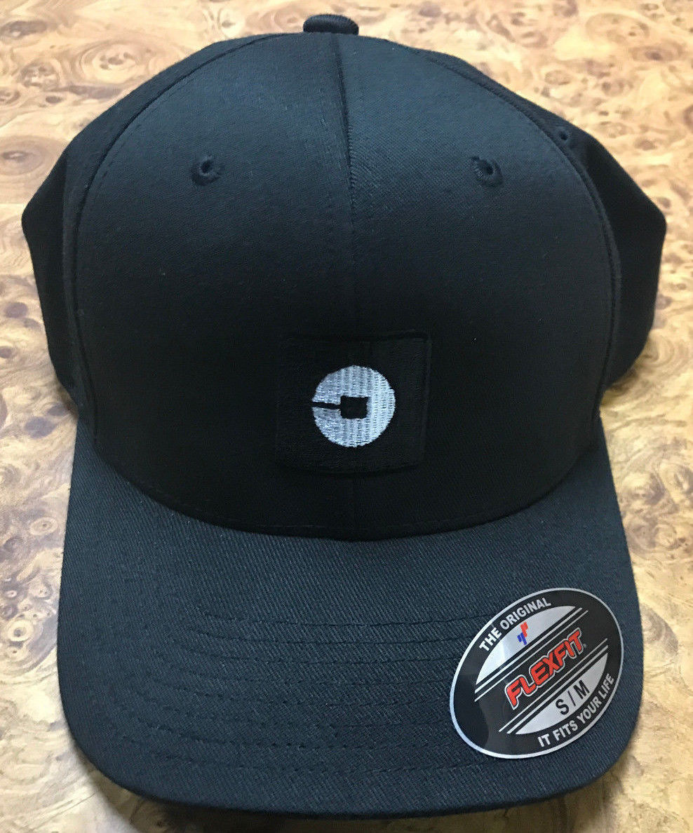 OFFICIAL NEW UBER Ride Share Car Hire Taxi App Uniform Hat - Flexfit ...