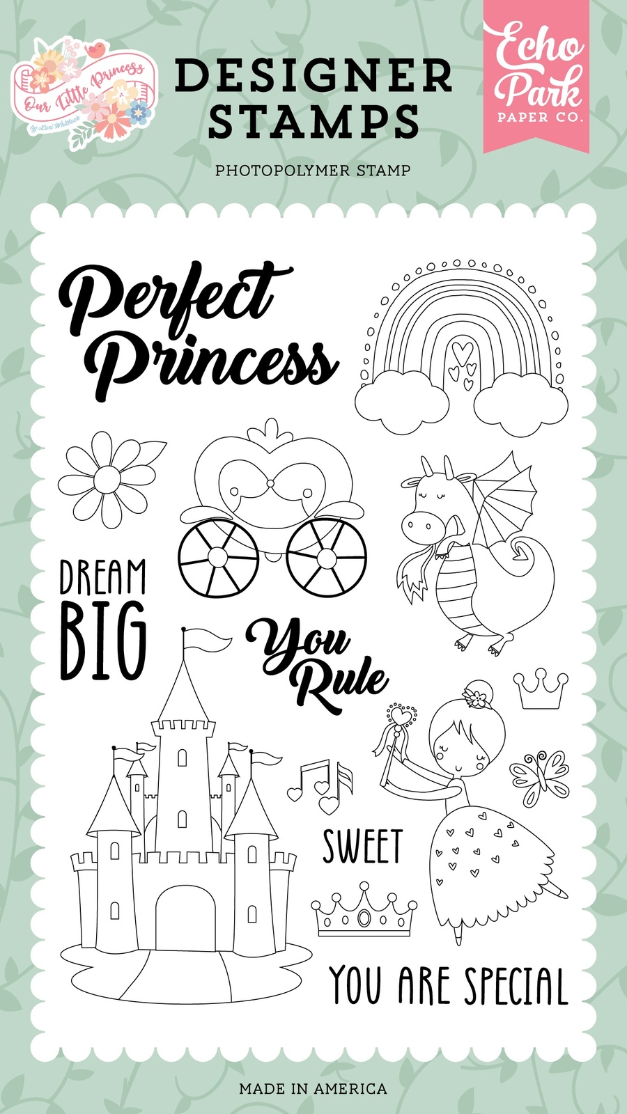 Echo Park Stamps Perfect Princess - $13.21