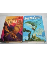 2 SCI-FI Novels Anne McCaffrey W/Dust Jackets Moreta All the Weyrs of Pe... - $12.86