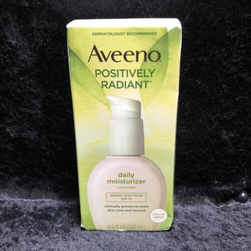 Primary image for Aveeno Positively Radiant Daily 4 Fl Oz (Pack of 1), Face Moisturizer 