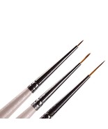 Set of 3 Prof. Sable Nail Art Drawing Painting Pen Brush Detailer Liner ... - $7.88