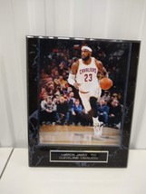 LeBron James Cavaliers 10 1/2 x 13 Black Marble Plaque With 8x10 Photo - $12.50