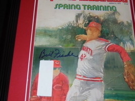 Bill Fischer Signed Framed 1979 Sports Illustrated Magazine Cover Reds image 2