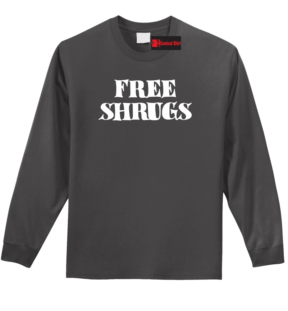 Image of Free Shrugs Mens L/S Tee
