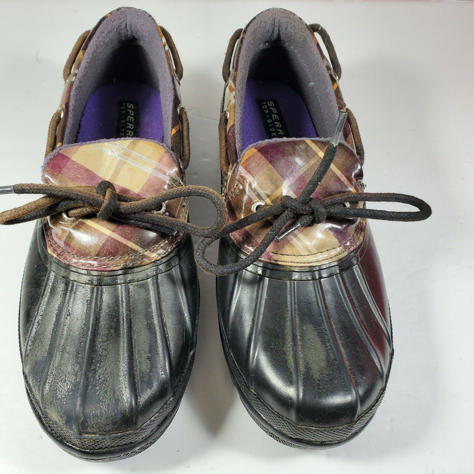 Sperry Top Slider Duckling Rain Shoes 