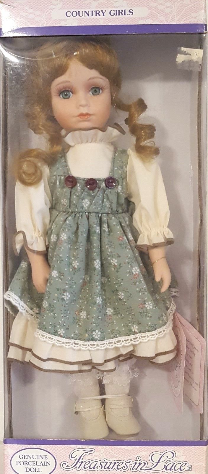 treasures in lace genuine porcelain doll