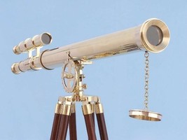Floor Standing Brass Griffith Astro Telescope 64" Floor Standing Telescope 