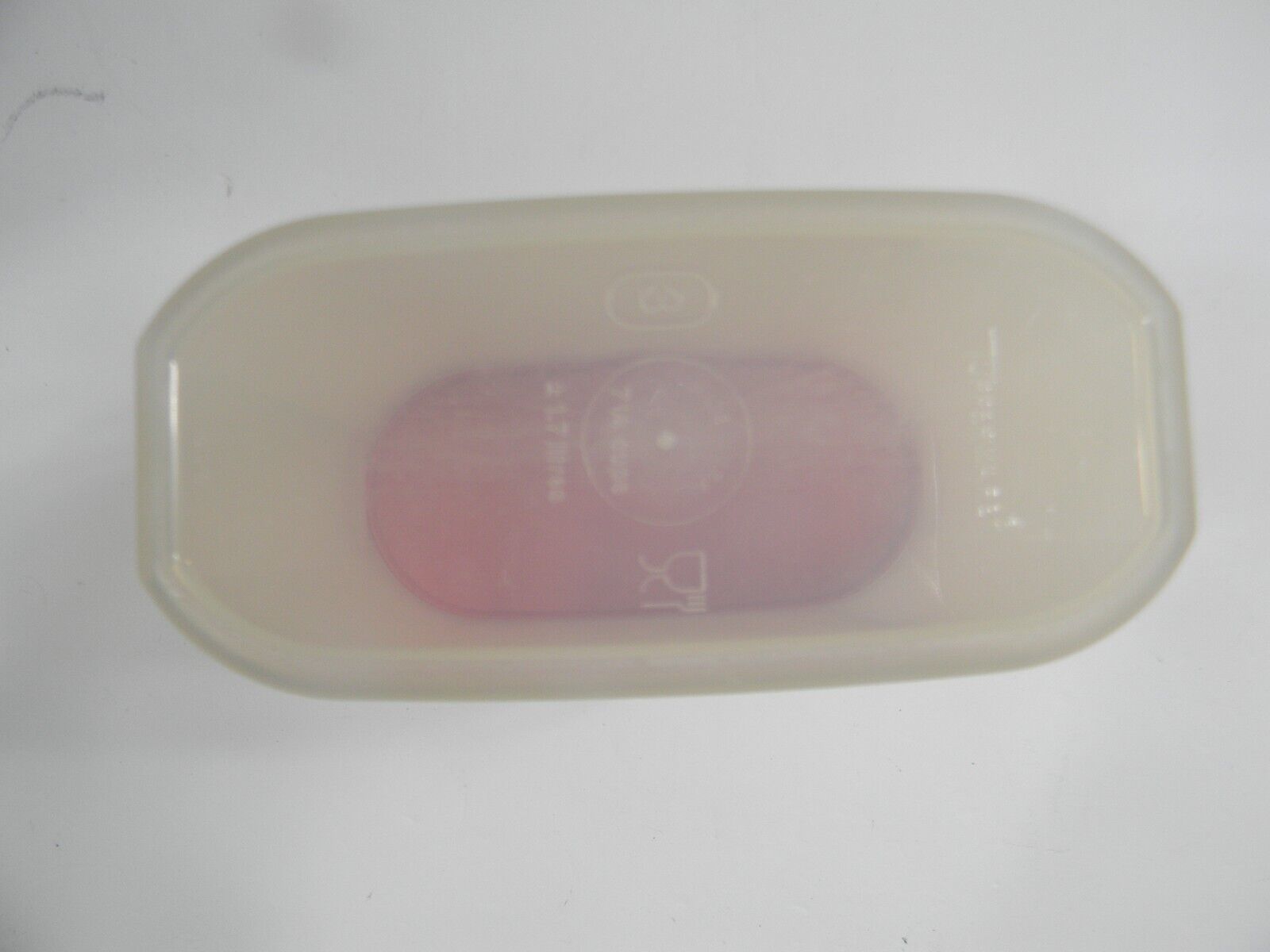 Tupperware Container 16138 Modular Mates 7 1/4 Cups Yellowed Scratches