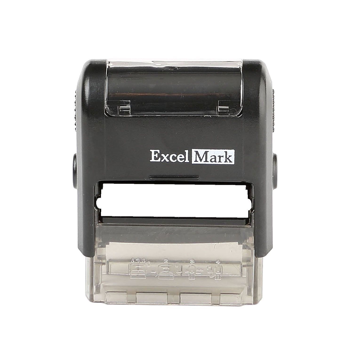 ExcelMark Premier Self Inking Blank Rubber Stamp A1539 Unit Without Pad
