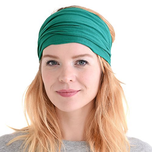 Green Japanese Bandana Headbands for Men and Women Comfortable Head