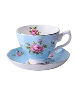 Black Temptation [Blue Flowers] Exquisite Demitasse Cup Coffee Cup Espre... - $25.65