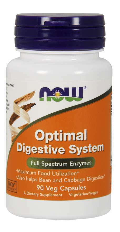 NOW Foods Optimal Digestive System 90 Caps Amylase/Protease