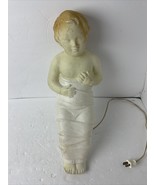 Poloron blow mold Baby Jesus Vintage w/light Nativity - $39.59