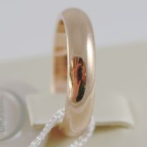 SOLID 18K YELLOW GOLD WEDDING BAND UNOAERRE RING 7 GRAMS MARRIAGE MADE IN ITALY image 3