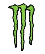 Monster Energy Motorcycle Racing Fully Embroidered Iron On Patch - $5.87