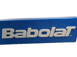 Large 36"x9" Working Blue White Babolat Tennis Logo Light Up Sign Advertising image 3