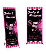 Jewelry Banner and X stand 24&quot;x57&quot; (1 PC) Independent Consultant for you... - $49.97