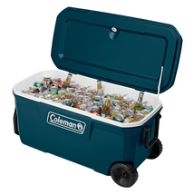 Coleman 100QT Wheeled Hard Cooler, Keeps Ice Up To 5 days - $86.89
