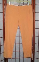 Billy Blues women&#39;s cropped capri pants sz 6 orange - $3.00