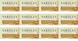 Yardley London Oatmeal & Almond Moisturizing Bath Soap 4.25 oz Each (12 bars) - $27.99
