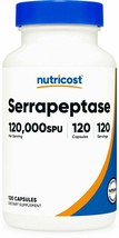 Serrapeptase 120,000 SPU, 120 Caps Nutricost - $17.76