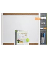 Ubrands Pin it Cork Frame Magnetic Dry Erase Board - 16" x 20" White - $42.43