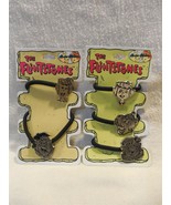 Flintstones 1994 Fantasia Accessories Bracelets Elastic Band Metal Emblems - $9.95