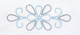 Jack Dempsey Needle Art XX Design Perle Edge Pillowcases - $18.84